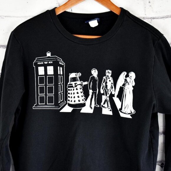 Vintage Y2K 2009 Doctor Who Crewneck Screen Print Sweatshirt - Picture 2 of 7